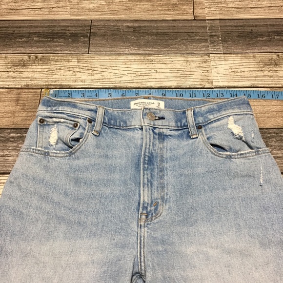 Abercrombie Fitch The 70’s Vintage Flare Ultra High Rise Jeans Women 29/8S Blue - Picture 4 of 11
